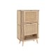 Skostll Home ESPRIT Gyllene Naturell Rattan Grantr Tropiskt 70