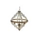 Taklampa Home ESPRIT Vit Brons Jrn Gran 40 W 63 x 63 x 74 cm