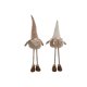 Julgranskula Home ESPRIT Brun Beige Gnom 30 x 18 x 65 cm (2 anta