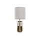 Bordslampa Home ESPRIT Vit Gyllene Jrn 50 W 220 V 35 x 35 x 78