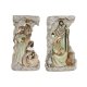Julkrubba-set Home ESPRIT Multicolour Harts 19,5 x 11 x 31,5 cm