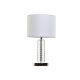Bordslampa Home ESPRIT Vit Glas 50 W 220 V 25 x 25 x 42 cm