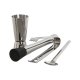 Cocktailset Home ESPRIT Silvrig Rostfritt stl 500 ml 8 x 8 x 21