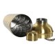 Cocktailset Home ESPRIT Gyllene Rostfritt stl 500 ml 8 x 8 x 20