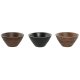 Snacksskl Home ESPRIT Brun Svart Ljusbrun Mangotr Kolonial 15