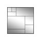 Vggspegel Home ESPRIT Svart 90 x 2 x 90 cm