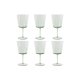 Glasset Home ESPRIT Grn Glas 285 ml 8,4 x 8,4 x 16,4 cm (6 anta