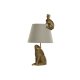 Bordslampa Home ESPRIT Beige Gyllene Harts 50 W 220 V 30 x 30 x
