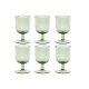 Glasset Home ESPRIT Grn Glas 300 ml 8 x 8 x 14 cm (6 antal)