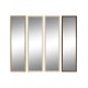 Fristende spegel Home ESPRIT Brun Beige Gr Naturell Glas polys