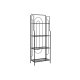 Bokhylla Home ESPRIT Svart Metall 60 x 27 x 160 cm