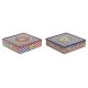 Lda fr rtte Home ESPRIT Bl Rd Multicolour Metall Glas Tr M