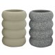 Tandborsthllare Home ESPRIT Gr Krm Dolomite 7 x 7 x 10 cm (2