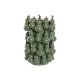 Vas Home ESPRIT Grn Stengods Tropiskt 25 x 25 x 30 cm