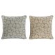 Kudde Home ESPRIT Bl Beige Medelhavs 45 x 10 x 45 cm (2 antal)