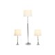 Golvlampa Home ESPRIT Vit Silvrig 50 W 220 V 35 x 35 x 150 cm (3