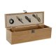 Set med Vintillbehr Home ESPRIT Naturell Bambu Rostfritt stl