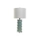 Bordslampa Home ESPRIT Vit Himmelsbl 50 W 220 V