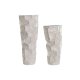 Set med 2 Vasar Home ESPRIT Beige Metall Modern 20 x 20 x 48 cm