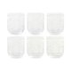 Glasset Home ESPRIT Transparent Glas Med relief 360 ml (6 antal)