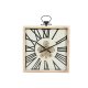 Vggklocka Home ESPRIT Vit Naturell Metall furutr 60 x 8,5 x 73