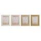 Fotoram Home ESPRIT Brun Beige Glas polystyren Scandi (4 antal)