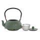 Tekanna Home ESPRIT Grn Bambu Rostfritt stl Jrn 1 L