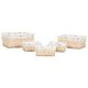 Tvttkorg Home ESPRIT Naturell vide Shabby Chic 48 x 38 x 22 cm