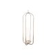 Ljusstakar Home ESPRIT Silvrig Glas Stl 21 x 21 x 62 cm
