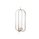 Ljusstakar Home ESPRIT Silvrig Glas Stl 21 x 21 x 49 cm
