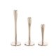 Kandelaber Home ESPRIT Silvrig Aluminium Modern 7,5 x 7,5 x 25 c