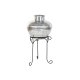 Vas Home ESPRIT Svart Silvrig Aluminium 45 x 45 x 95 cm