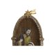 Julkrubba-set Home ESPRIT Multicolour Harts 11 x 10,5 x 22,5 cm