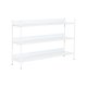 Bokhylla Home ESPRIT Vit Metall 120 x 30 x 76 cm