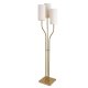 Golvlampa Home ESPRIT Beige Gyllene