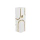 Piedestal Home ESPRIT Vit Gyllene Modern 25 x 25 x 80 cm