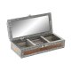 Smyckeskrin Home ESPRIT Silvrig Naturell Tr Aluminium 22,5 x 10
