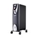 Vrmeelement EDM 07127 Black Edition Svart/Gr 1500 W