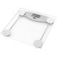 Digital Badrumsvg EDM 07520 Svart Transparent Glas 180 kg