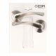 uppsttning handtag EDM 86032 707 Aluminium  6,5 x 12 cm