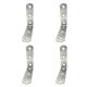 Stll fyrkantigt EDM 86093 an24 Rostfritt stl 8 x 8 x 1,9 cm 4
