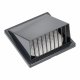Ventilationsgaller EDM 87756 Antracitgr 12,5 x 17 x 17 cm
