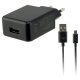Vggladdare + micro-USB kabel KSIX USB 2A Svart