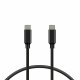 Data-/laddningskabel med USB KSIX USB C 100W