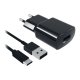 Vggladdare + USB C kabel Contact 8427542980744 2A Svart