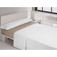 Inpassat underlakan Happy Home MIX COLORS Jord Sng 160 160 x 20