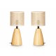 Bordslampa Brun 60 W 2 antal
