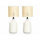 Bordslampa Vit 60 W 2 antal