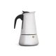 Italiensk Kaffepanna Kinvara S12AA-6T Svart Silvrig Stl 6 Koppa