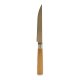 Kkskniv Kinvara KT116042D Brun Silvrig Bambu Rostfritt stl 2 x